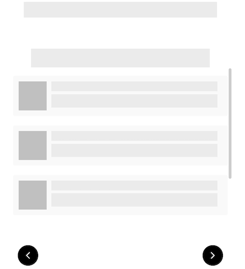 Lists Wireframe